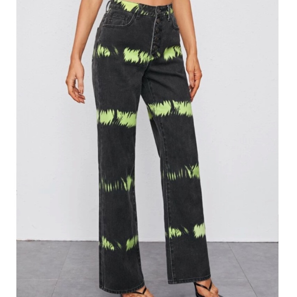 High-Rise Baggy wide leg jeans!